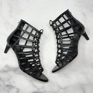 Calvin Klein Strappy Gladiator Sandal Kitten Heels